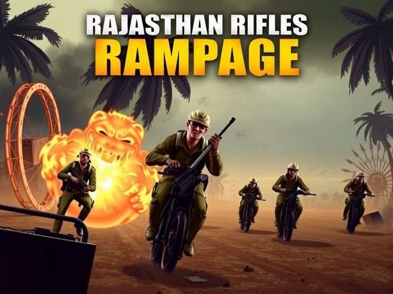 Rajasthan Rifles Rampage Game Cover Rajasthan Rifles Rampage Game Cover